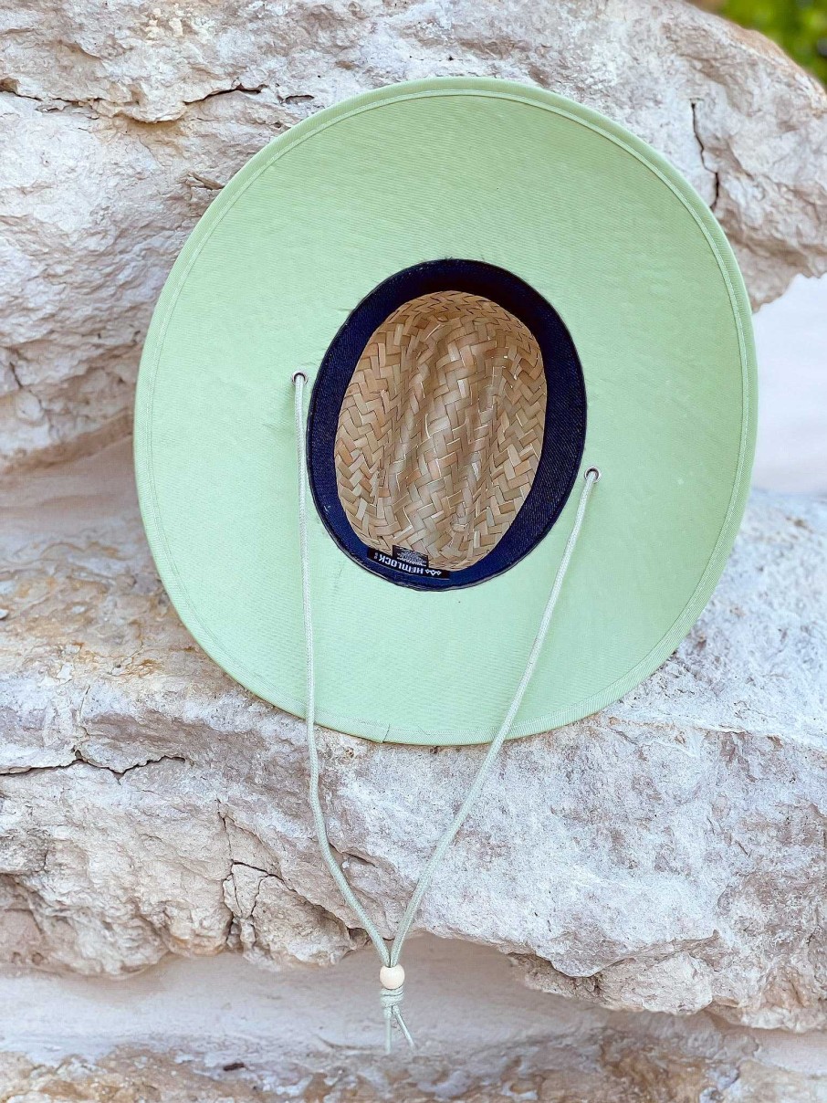 Accessories Hemlock Hat Co Wide Brim Hats | The Pistachio Straw Hat