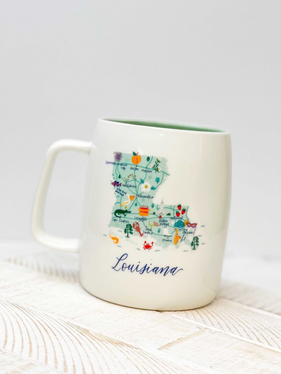 Home Decor Mary Square | Louisiana Ceramic Mug