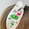 Accessories Prep Obsessed TL Headbands | Golfer Embellished Headband