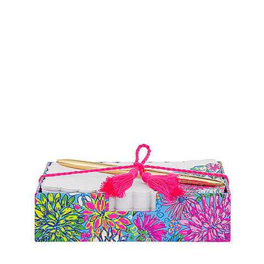 Home Decor Lifeguard Press | Notecube By Lilly Pulitzer - Walking On Sunshine