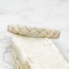 Accessories Prep Obsessed FC Headbands | Textured Braid Headband - Cream