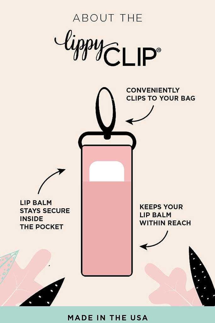 Clothing LippyClip® Denim | Dark Denim Lace Lippyclip® Lip Balm Holder (Ships In 2-3 Weeks)