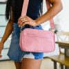 Accessories Ave Shops Crossbody Bags | Nicky Nylon Crossbody Camera Bag In Pink