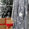 Home Decor Ave Shops | Glow In The Dark Blanket In Gray Star (Ships In 1-2 Weeks)