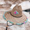 Accessories Hemlock Hat Co Wide Brim Hats | The Bel Air Straw Hat - Big Kids