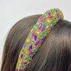 Accessories Prep Obsessed PR Headbands | Crystal Mardi Gras Embellished Headband