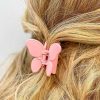 Accessories Prep Obsessed PAN Hair Ties & Clips | Pink Butterfly Claw Clip