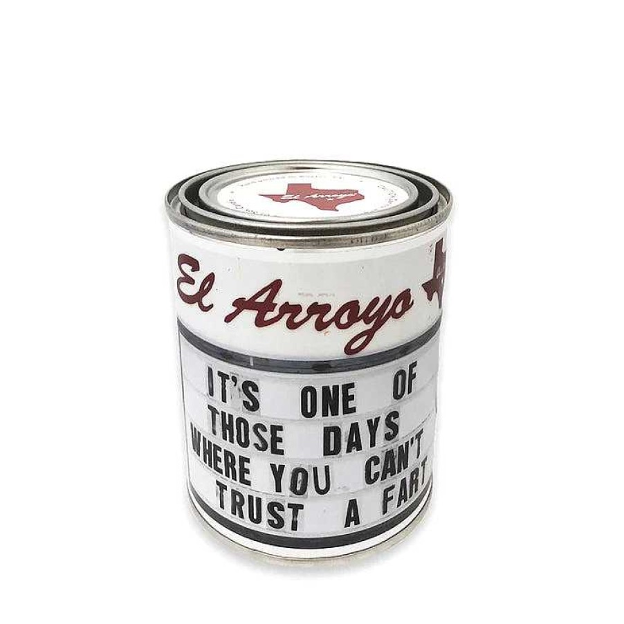 Home Decor El Arroyo | Can'T Trust A Fart' Marquee Paint Can Candle