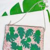 Accessories Prep Obsessed TL Crossbody Bags | Sequin Palm Leaf Crossbody Bag