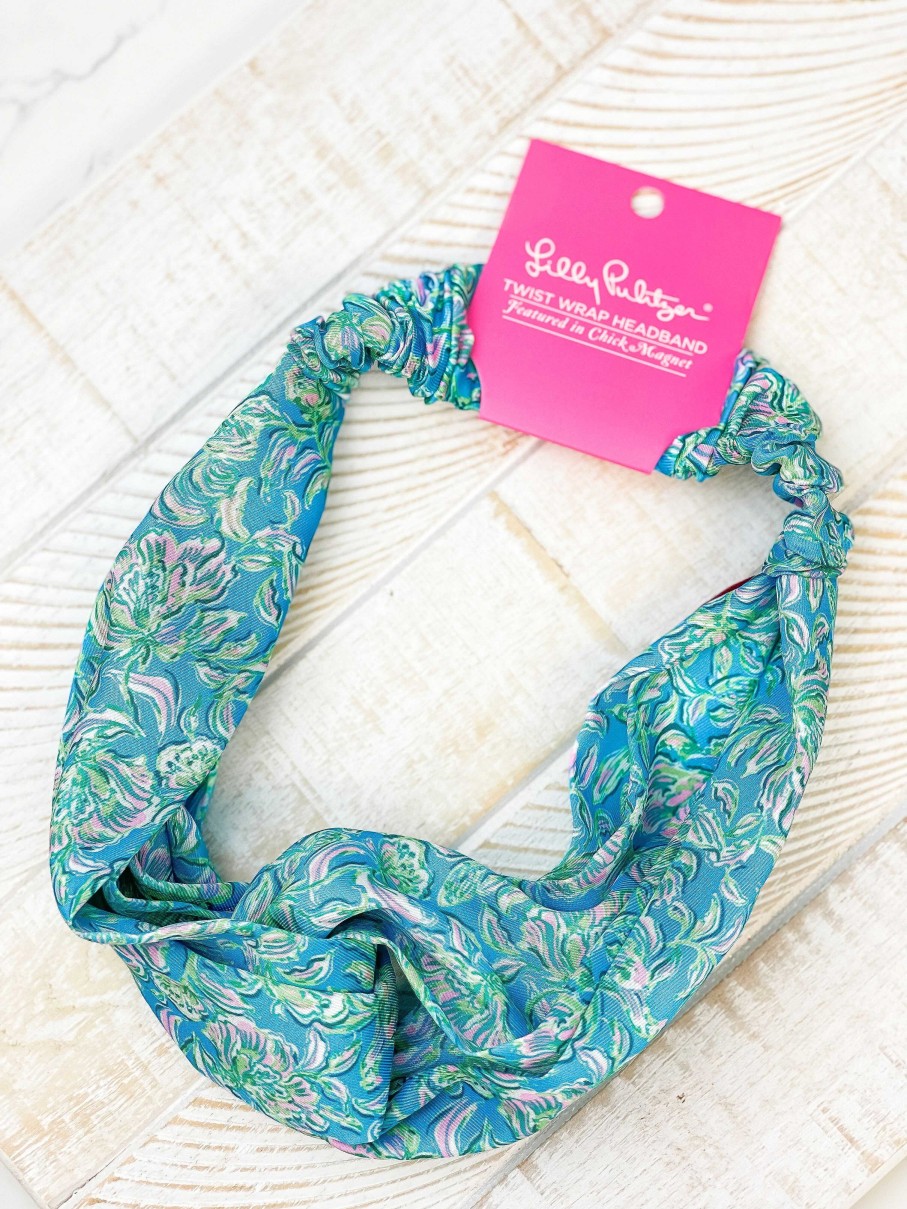 Accessories Lifeguard Press Headbands | Twist Wrap Headband By Lilly Pulitzer - Chick Magnet