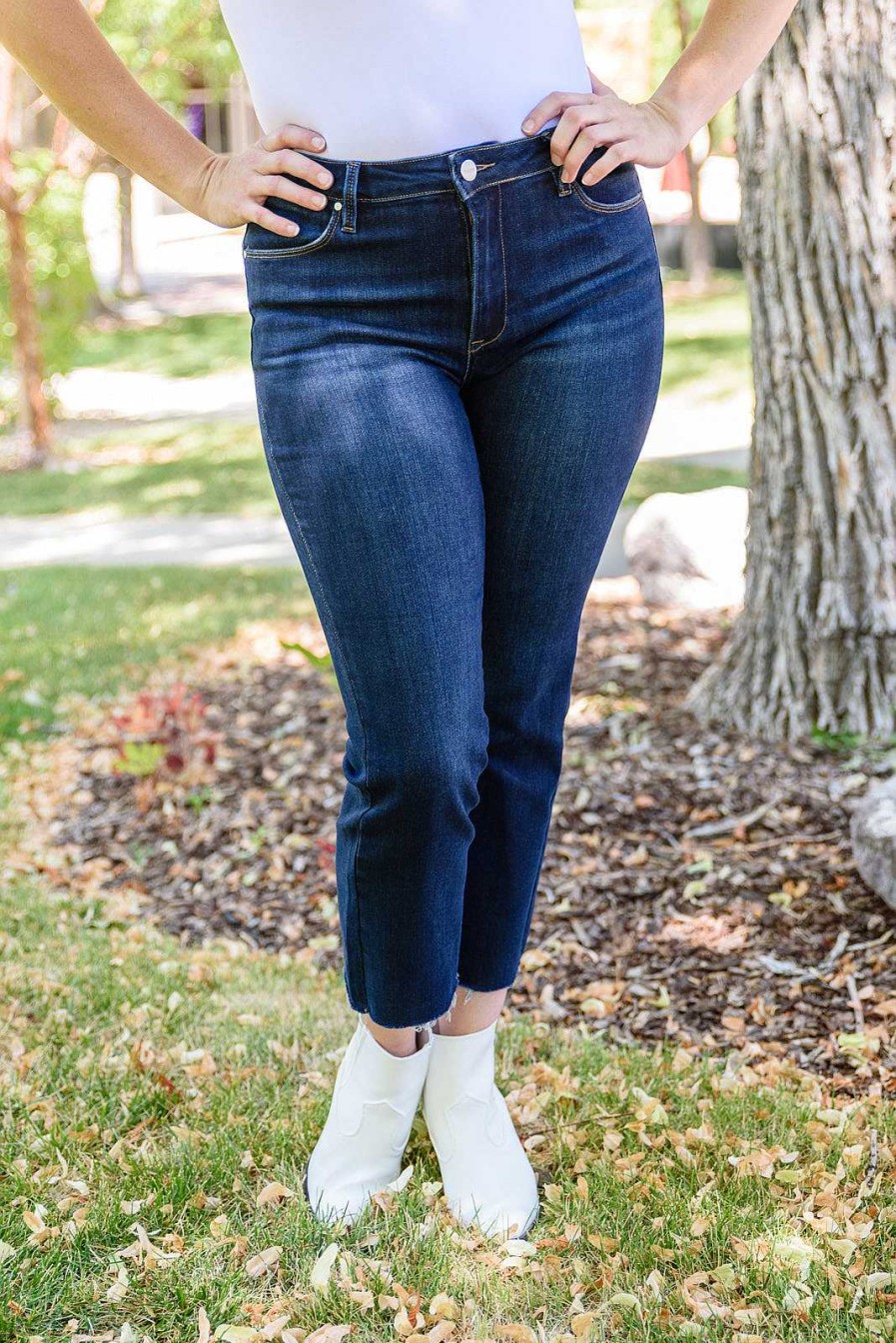 Clothing LH May Sale Denim | Sofia Dark Wash Skinny Jeans (Ships In 1-2 Weeks)