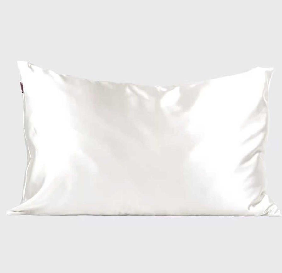 Home Decor Kitsch | Satin Queen Pillowcase - Ivory