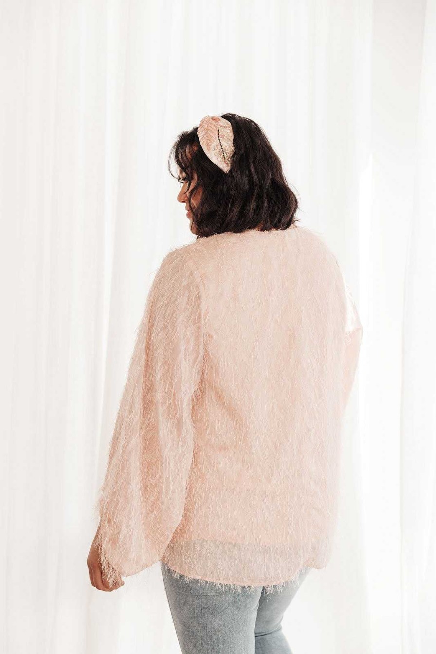 Clothing LHFourth Sweaters | Express Yourself Top In Peach