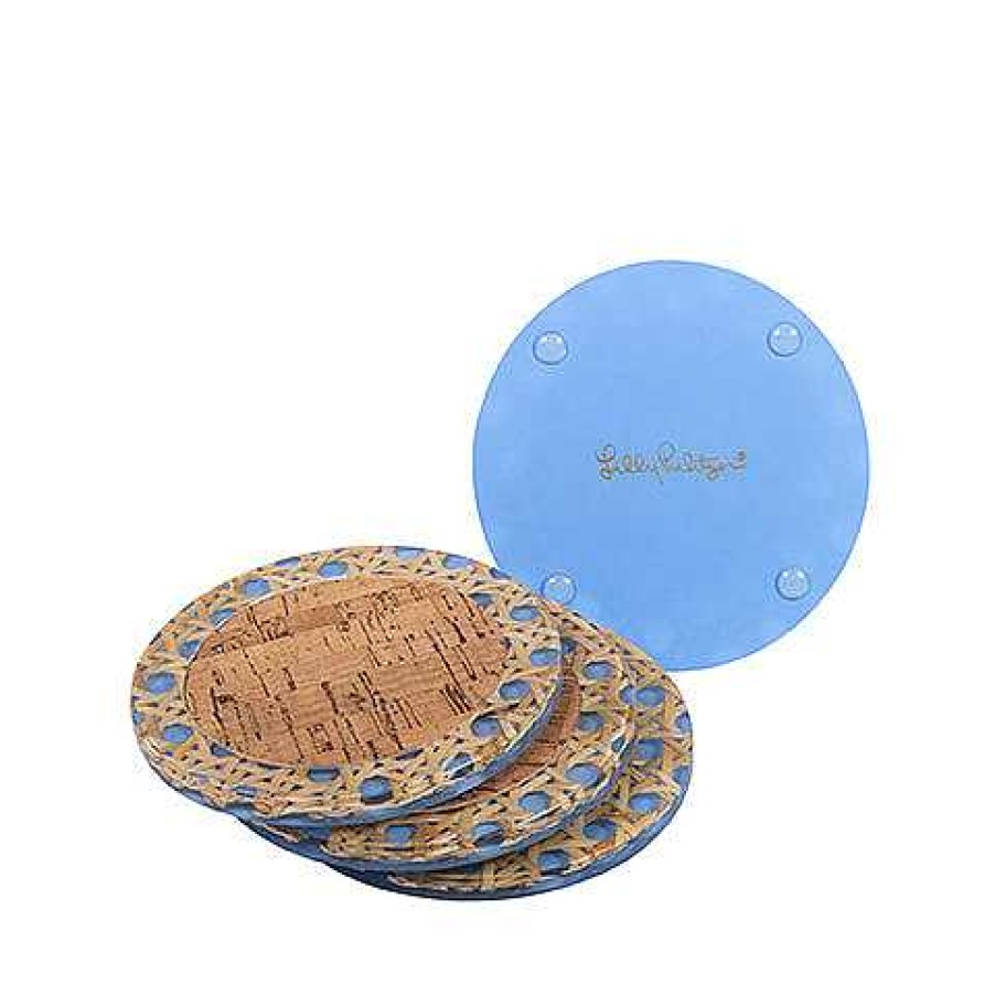 Home Decor Lifeguard Press | Coaster Set By Lilly Pulitzer - Caning