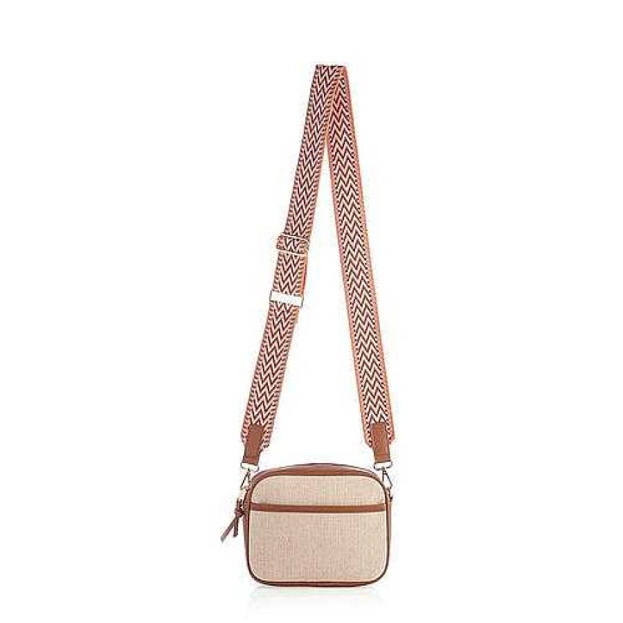 Accessories Shiraleah Crossbody Bags | Talia Crossbody Bag - Saddle