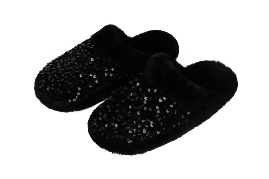 Shoes Snoozies! | Snoozies! Sequin Glam Slides - Midnight