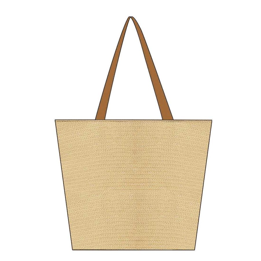 Accessories Wholesale Boutique1 Tote Bags | Natural Hilton Tote