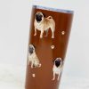 Home Decor E&S Pets | Pug Stainless Steel Tumbler