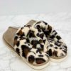 Shoes Prep Obsessed AZ | Leopard Faux Fur Lined Slippers