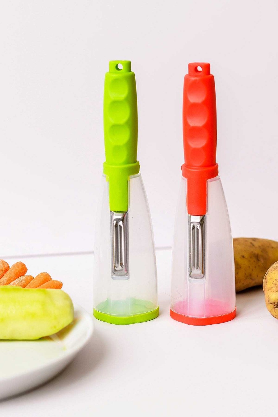 Home Decor LDW Sale | Keepin' It Tidy Fruit And Veggie Peeler Set (Ships In 1-2 Weeks)