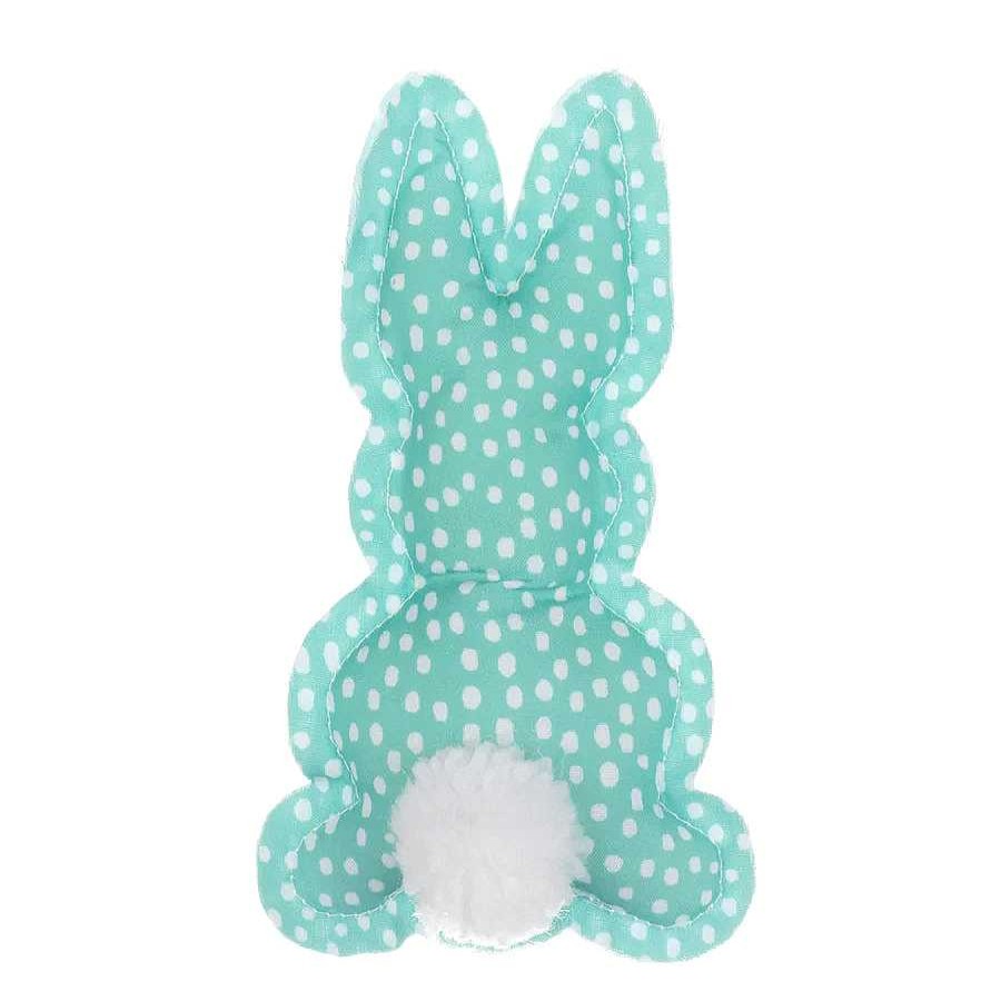 Home Decor Collins | Teal Dotted Decorative Bunny