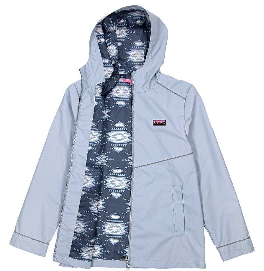 Clothing Simply Southern Jackets | Blue Rain Jacket By Simply Southern