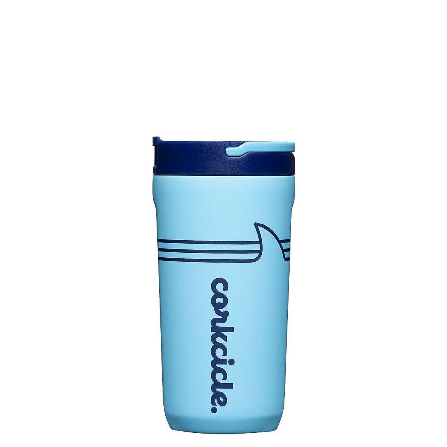 Home Decor Corkcicle | Shark Bite 12 Oz Stainless Steel Kids Cup By Corkcicle