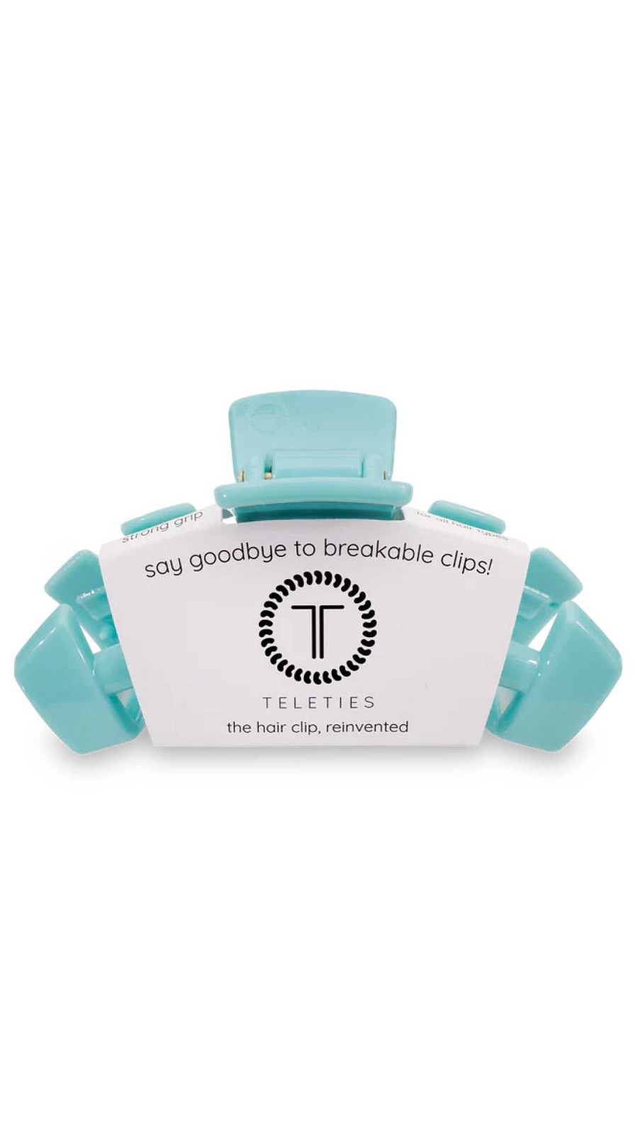 Accessories Teleties Hair Ties & Clips | Medium Teleties Claw Clip - Baby Blue