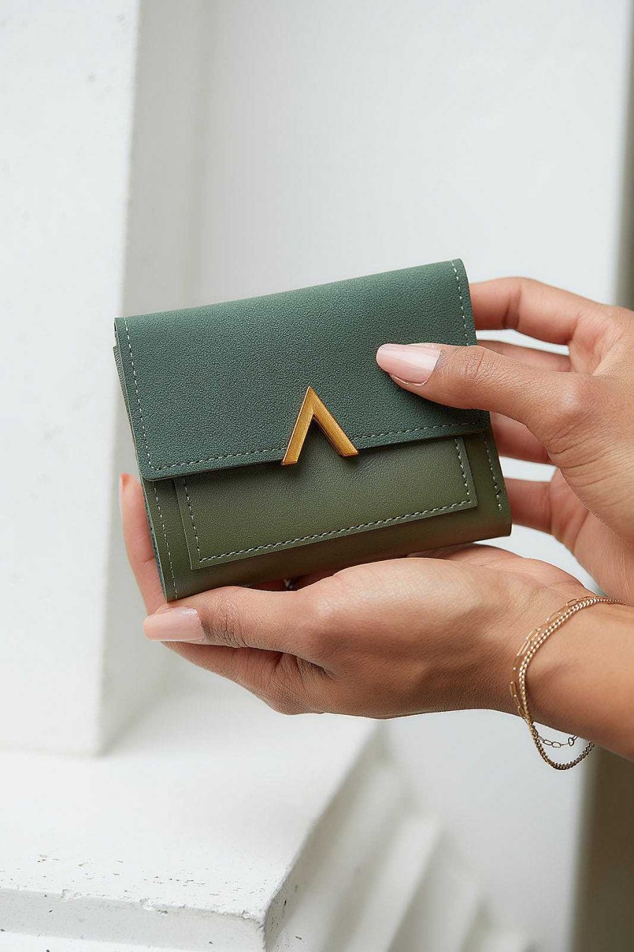 Accessories Ave Shops Wallets | True North Wallet In Green (Ships In 1-2 Weeks)