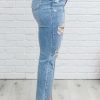 Clothing LHFourth Denim | Florence High Waist Destroyed Boyfriend Jeans By Judy Blue