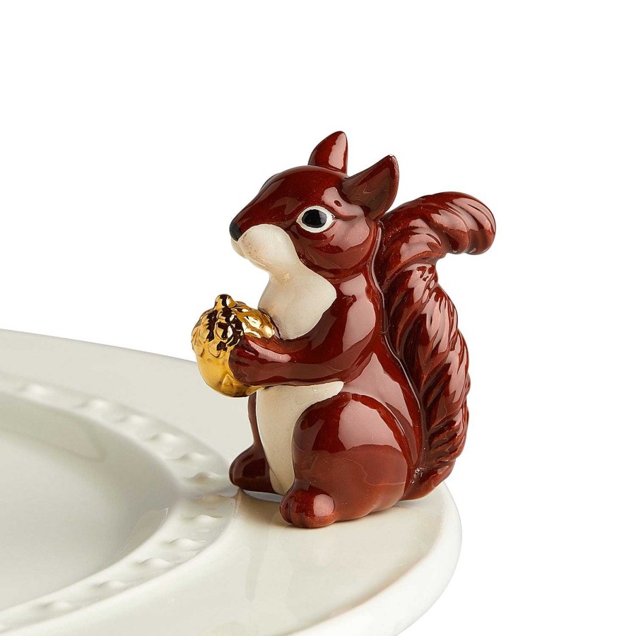 Home Decor Nora Fleming | Mr. Squirrel Mini By Nora Fleming