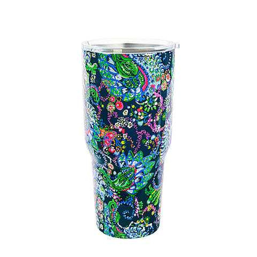 Home Decor Lifeguard Press | Insulated 30 Oz Tumbler By Lilly Pulitzer - Take Me To The Sea