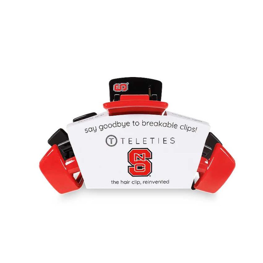 Accessories Teleties Hair Ties & Clips | Medium Teleties Claw Clip - North Carolina State University