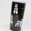 Home Decor E&S Pets | Schnauzer Stainless Steel Tumbler