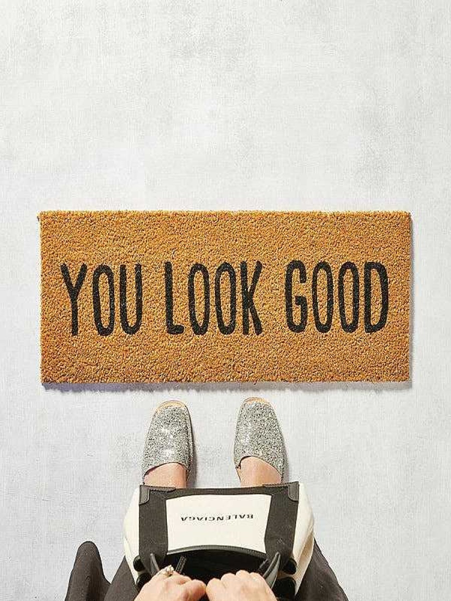 Home Decor Santa Barbara | You Look Good' Coir Doormat