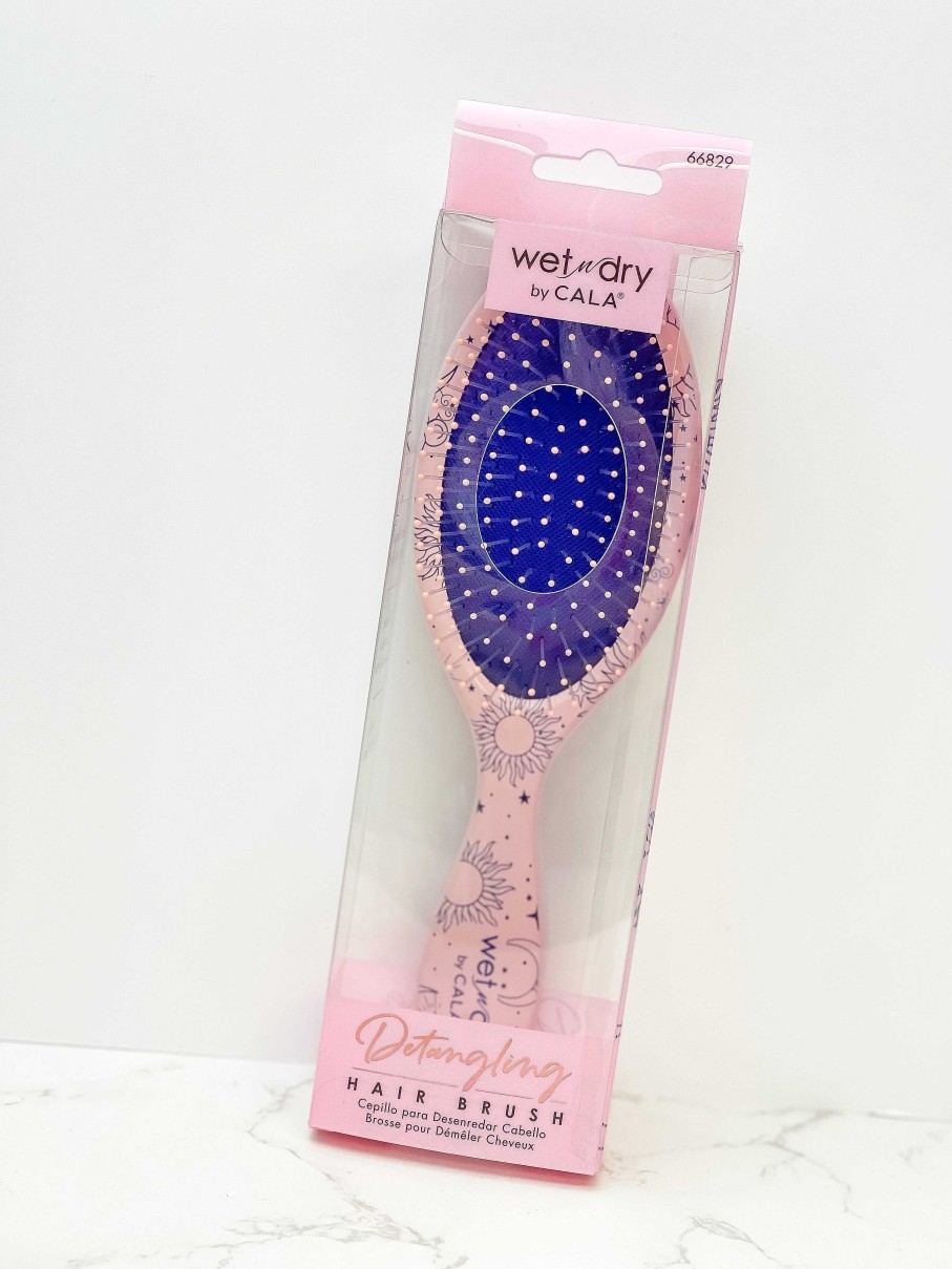 Accessories Prep Obsessed CALA Hair Ties & Clips | Wet N Dry Brush - Celestial Print