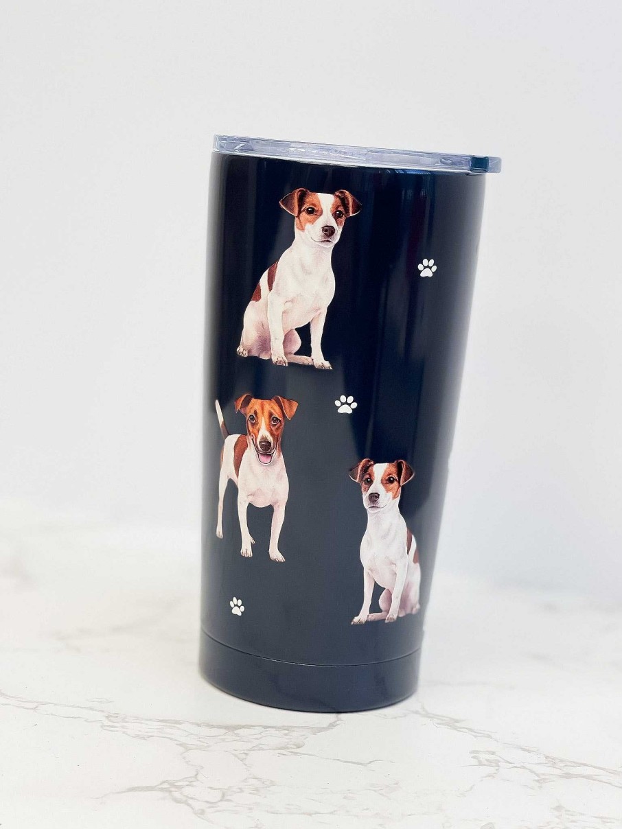 Home Decor E&S Pets | Jack Russell Terrier Stainless Steel Tumbler