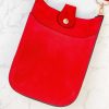 Accessories Prep Obsessed UNNI Crossbody Bags | Mini Crushed Velvet Crossbody Bag - Red