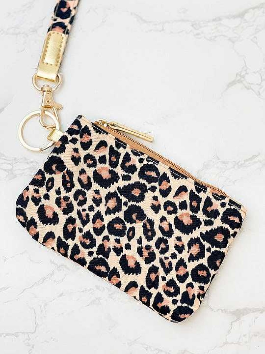 Accessories Prep Obsessed MIZ Wallets | Layard Id Zip Wallet - Leopard