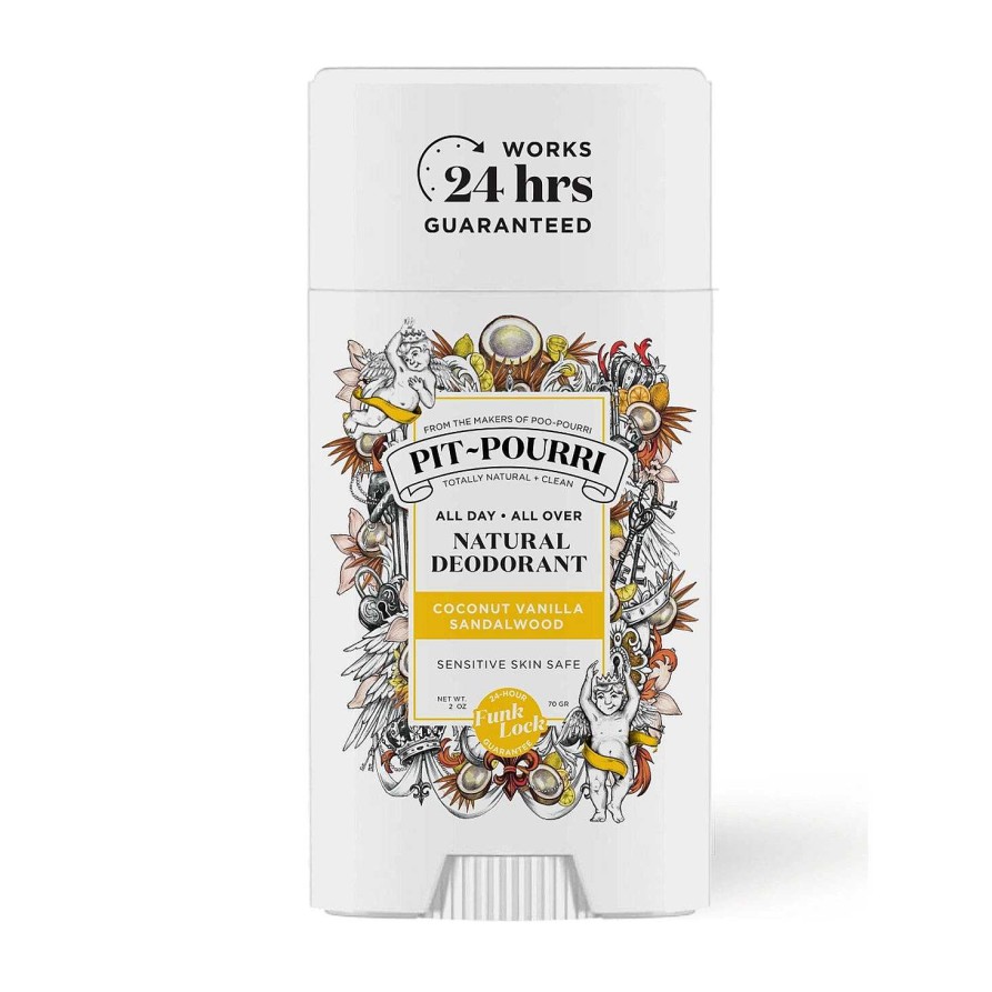 Shoes Poopourri | Pit-Pourri Natural All Over Deodorant By Poo-Pourri - Coconut Vanilla Sandalwood