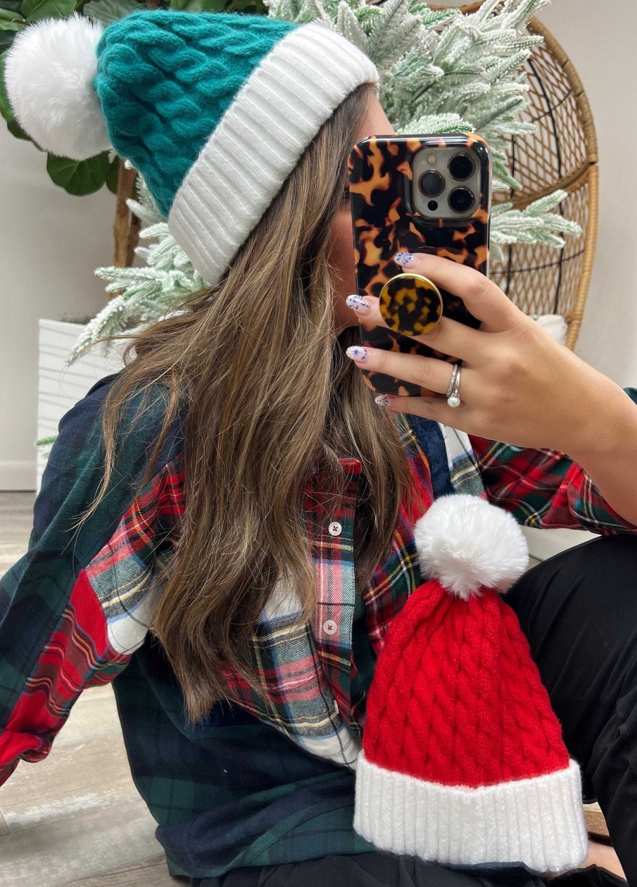 Accessories Prep Obsessed KW Beanies | Santa Hat Beanie - Choice Of Color