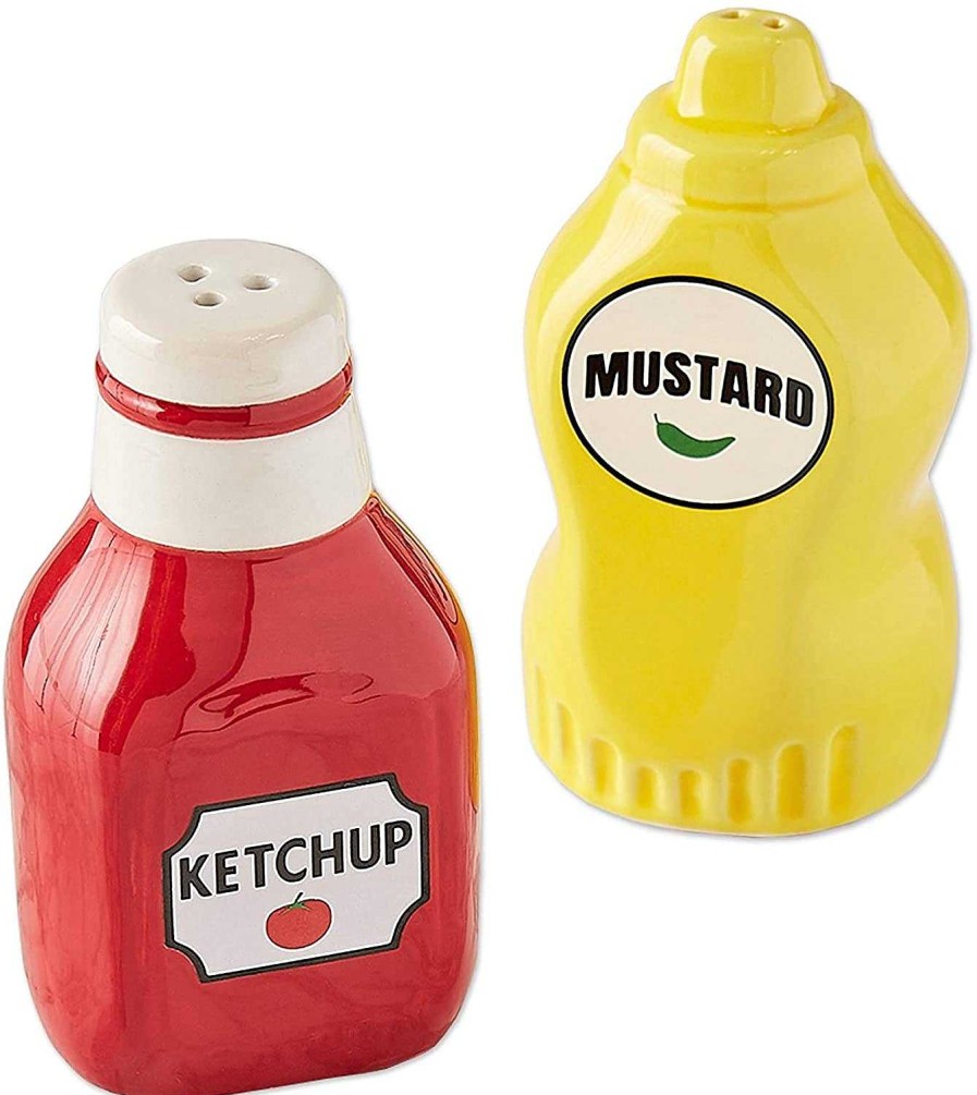 Home Decor DII | Ketchup & Mustard Salt & Pepper Shakers