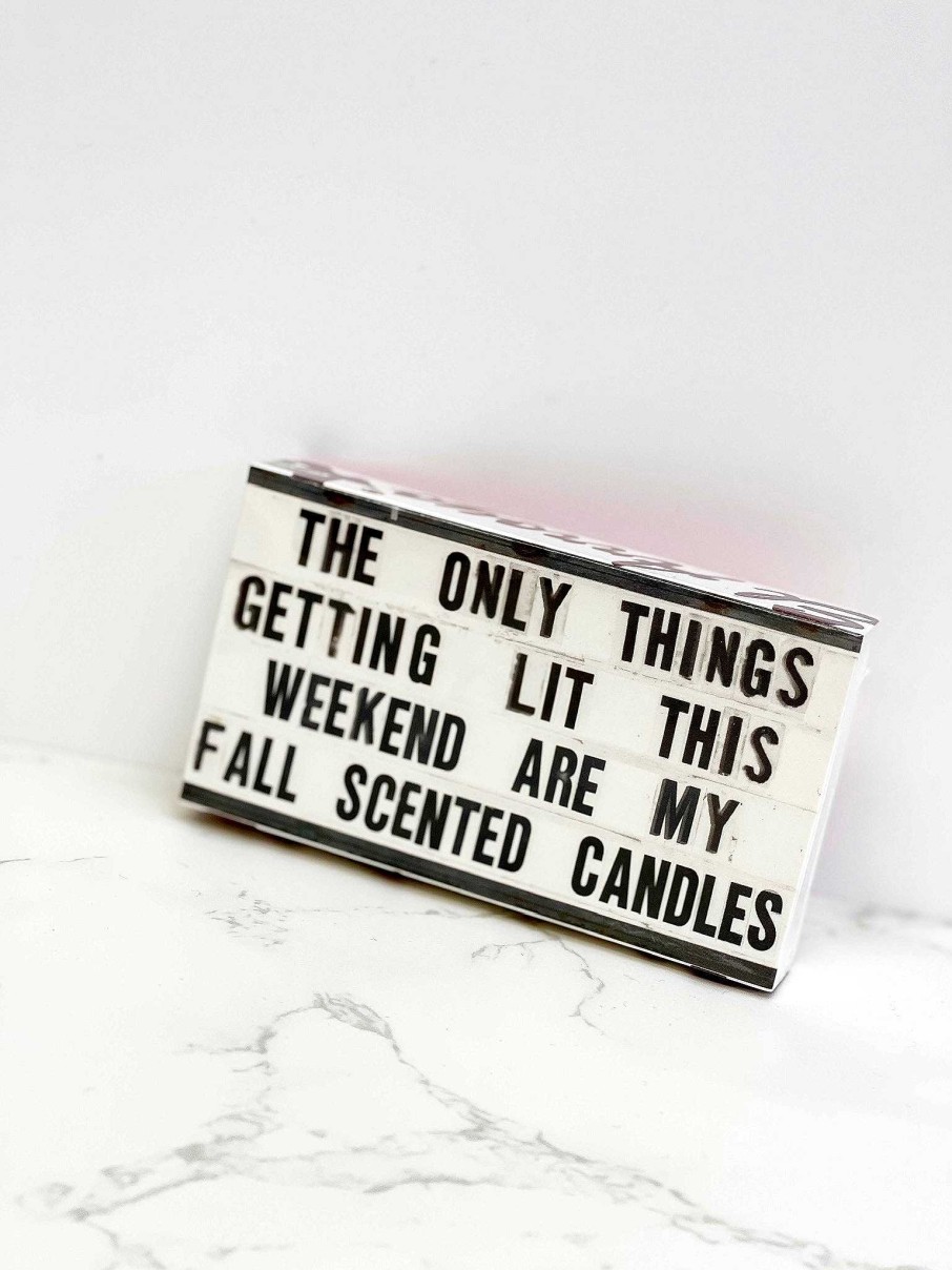 Home Decor El Arroyo | The Only Things Getting Lit' Marquee Matchbox