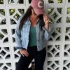 Accessories Simply Southern Ball Caps | Initial Patch Hat By Simply Southern