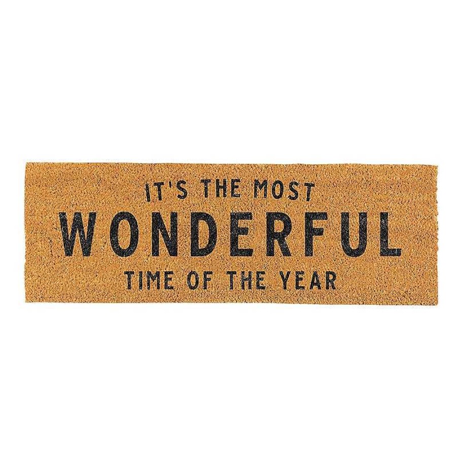 Home Decor Santa Barbara | It'S The Most Wonderful Time Of The Year' Coir Doormat