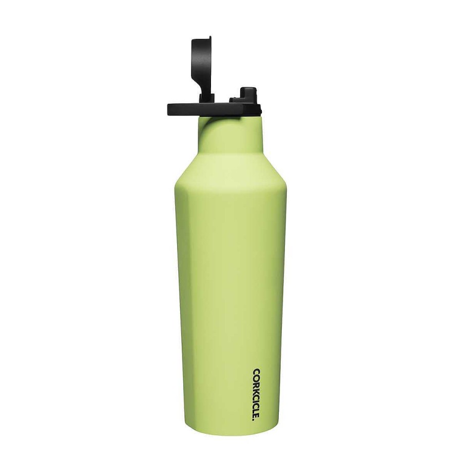 Home Decor Corkcicle | Neon Lights Citron 32 Oz Sport Canteen By Corkcicle