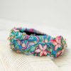 Accessories Brianna Cannon Hair Ties & Clips | Flower Crystal Bright Spring Floral Headband By Brianna Cannon