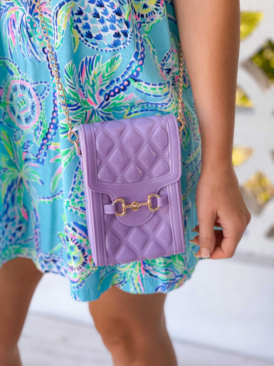 Accessories Prep Obsessed PBE Crossbody Bags | Jelly Mini Crossbody Bag - Purple