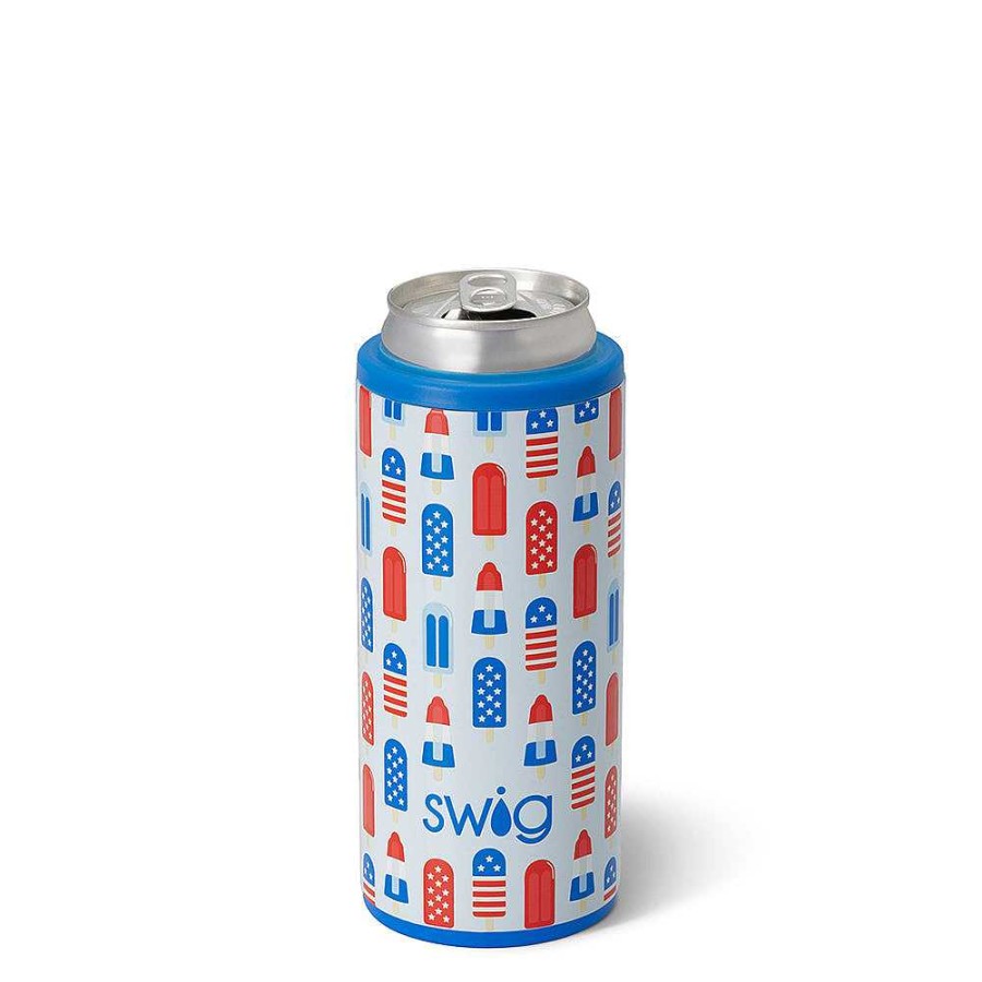 Home Decor Swig | Rocket Pop 12Oz Skinny Can Cooler By Swig