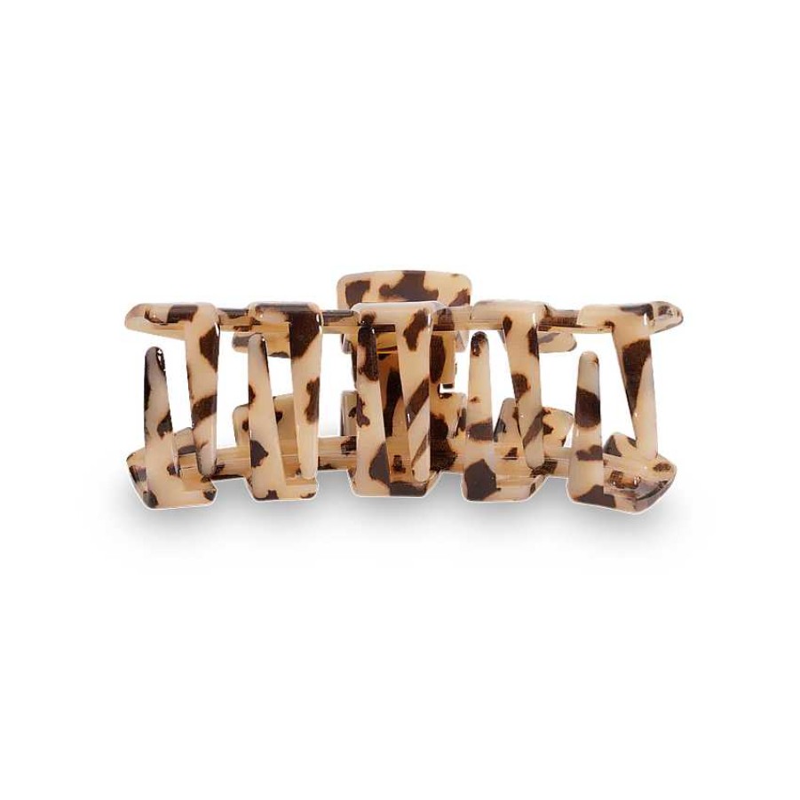 Accessories Teleties Hair Ties & Clips | Tiny Teleties Claw Clip - Blonde Tortoise